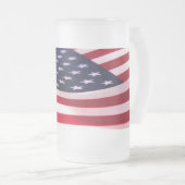 Vieux verre de verre de bière Mug (Devant droit)