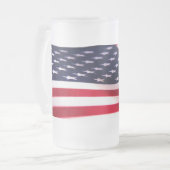 Vieux verre de verre de bière Mug (Devant gauche)