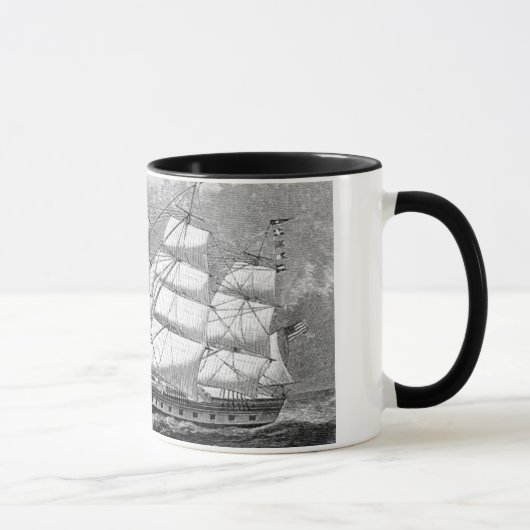 Vieux voilier Mug (Droite)