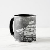 Vieux voilier Mug (Devant gauche)