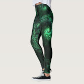 VieuxOnes Fractal Art Design Leggings (Gauche)