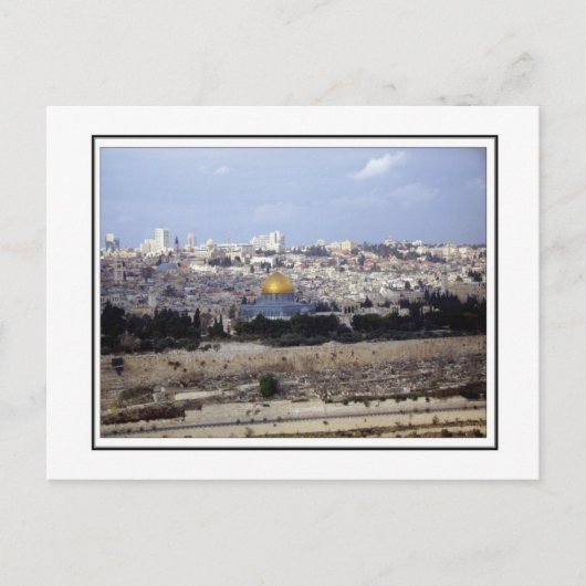 View from the Mount of Olives Briefkaart (Voorkant)