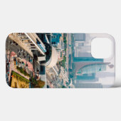 View of city metro line and skyscrapers Case-Mate iPhone case (Achterkant (horizontaal))