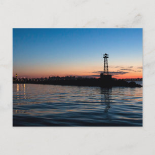 View Of Montevideo At Dawn, Uruguay Briefkaart