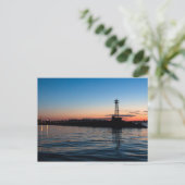 View Of Montevideo At Dawn, Uruguay Briefkaart (Staand voorkant)