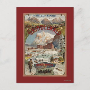 View of the Bear Hotel Promotional Poster Briefkaart