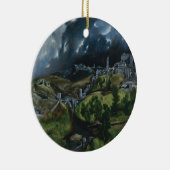 View of Toledo by El Greco Keramisch Ornament (Rechts)