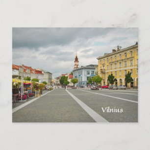 View of Town hall, Vilnius Lithuania Briefkaart