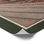 View of Train Alongside River - Travel Poster (Coin)