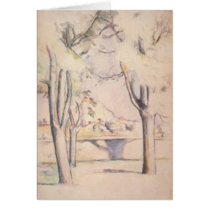 View Thru the Trees door Paul Cezanne, Vintage Kun