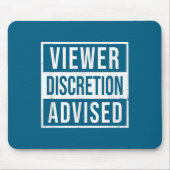 Viewer Discretion Advised  Muismat (Voorkant)