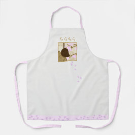 Viewing Cherry Blossoms Apron Schort