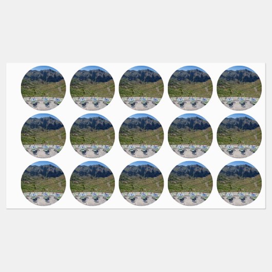 Viewpoint Teno Mountains Labels (Vel)