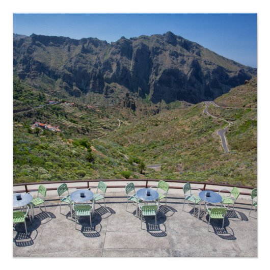 Viewpoint Teno Mountains Perfect Poster (Voorkant)