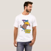 vieze vogel stoute cartoon t-shirt (Voorkant volledig)
