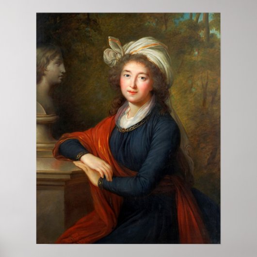 Vigée Le Brun - Izabela Lubomirska Poster (Voorkant)