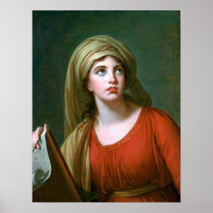 Vigée Le Brun - Lady Hamilton als de Perzische Sib Poster