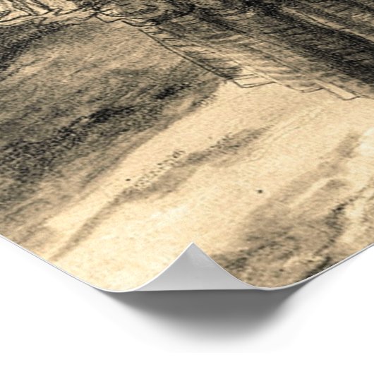 Vigée Le Brun - Marie Antoinette Strollen Poster (Hoek)