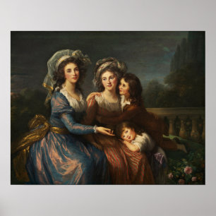 Vigée Le Brun - Marquise de Pezay, M de Rouge Poster