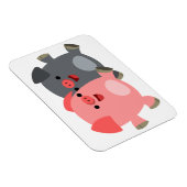 Viggen Flexibel magneet met taarzwart en witte Car (Rechterzijde)