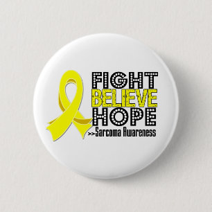 Vight Believe Hope - Sarcoma Ronde Button 5,7 Cm