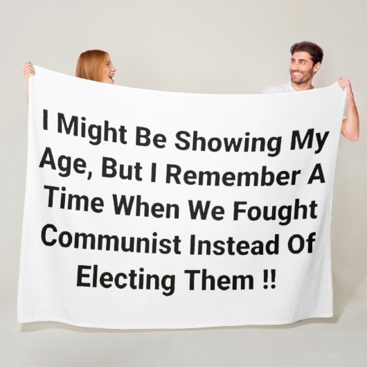 VIGHT COMMUNISME FLEECE DEKEN (In situ)