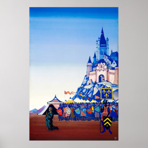 Vigil of Prayer. Joan of Arc van Nicholas Roerich Poster