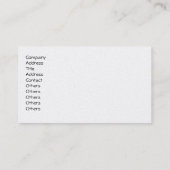 Vigne 2 de pois de carte de visite (Dos)