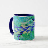 Vigne bleu Vine 11oz Mug (Devant gauche)