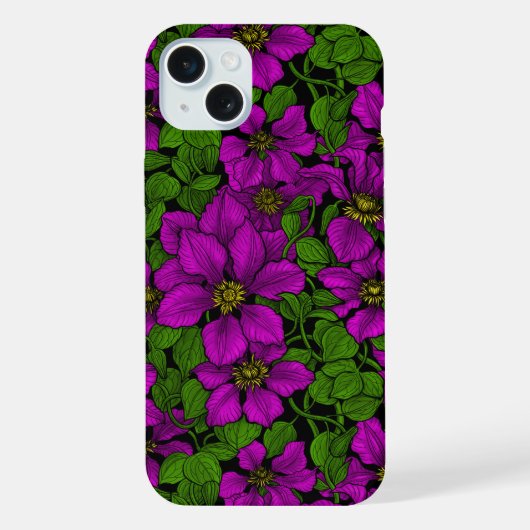 Vigne Clematis rose (Verso)