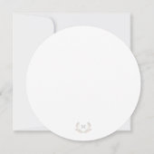 Vigne de verdure rustique | Invitation de mariage  (Dos)