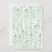 Vigne du jardin | Invitation de la partie Engageme (Dos)