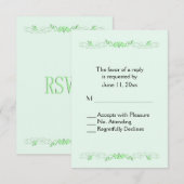 Vigne verte à la menthe RSVP (Devant / Derrière)