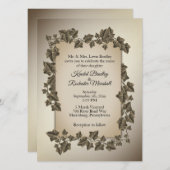 Vignes d'automne Faire-part de mariage 5,5 po x 7, (Devant / Derrière)