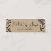 Vignes de couronnes faites main | Carte de visite  (Devant)