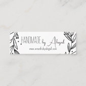 Vignes de couronnes faites main | Carte de visite (Devant)