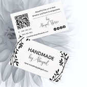 Vignes de couronnes faites main | Carte de visite 