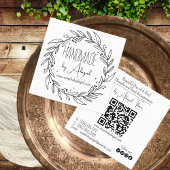 Vignes de couronnes faites main | Carte de visite