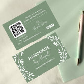 Vignes de couronnes faites main | Carte de visite 