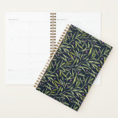 Vignes vertes sereines et feuillues avec fleurs ro (Devant avec enveloppe)