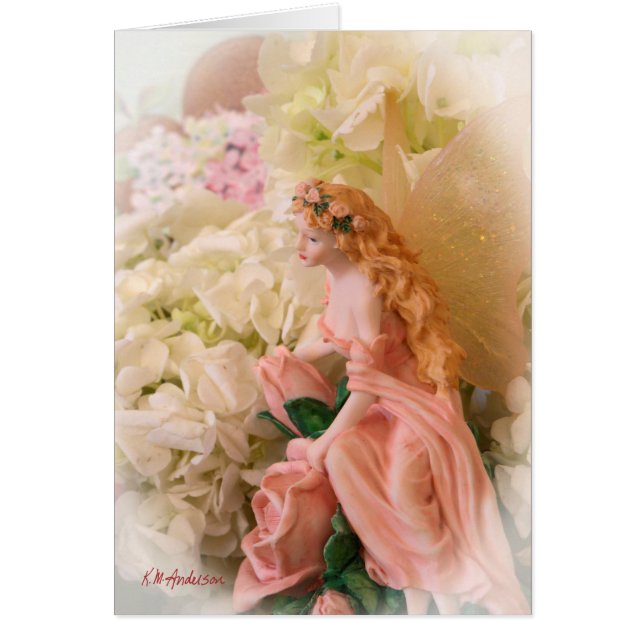 Vignette de portrait de fée rose (Devant)