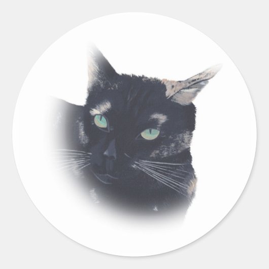 Vignette de Tortoise Shell Stickers Visage de chat (Devant)