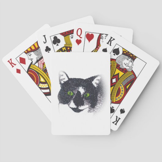 Vignette de Tuxedo Chat Visage Cartes de Jeu (dos)