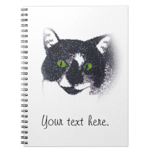 Vignette du Carnet photo Tuxedo Cat Face