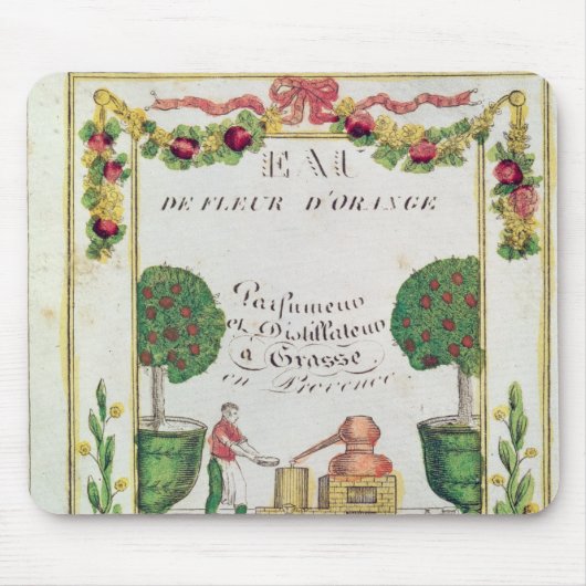 Vignette of "Eau de Fleur d'Oranje" Muismat (Voorkant)