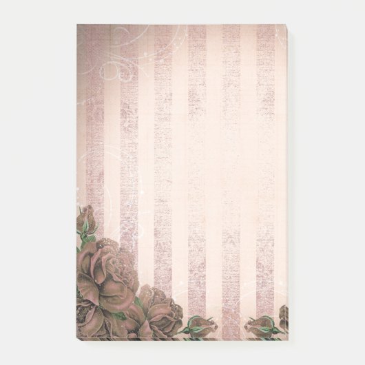 Vignette roze strips en Rozen Post-it® Notes (Voorkant)