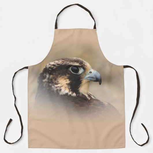 Vignetted Profile of a Peregrine Falcon Schort (Voorkant)