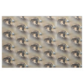 Vignetted Profile of a Peregrine Falcon Stof (Yard (91,4 cm))