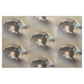 Vignetted Profile of a Peregrine Falcon Stof (Fat Quarter)