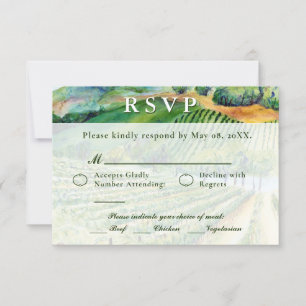 Vignoble de la vinerie Mariage RSVP Cartes à vin p